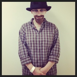 Rachel as Walter White. Image courtesy of Instagram and Rachel Cope.