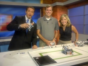 People with robots - Axia Public Relations Client Pragmatic Works on WJXT 