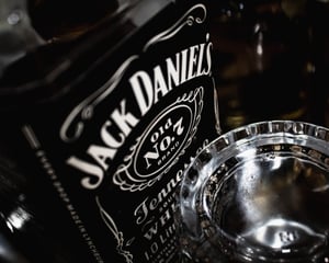 A bottle of Jack Daniel's.