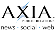 Axia PR logo.