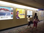 Jacksonville University ad in Jacksonville International Airport.