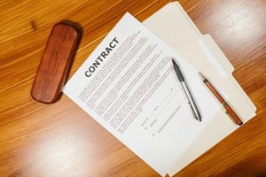 A contract.