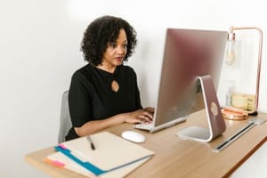 A public relations professional looking for media outlets to pitch a story to.