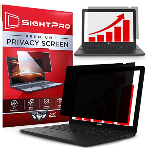 A privacy screen that can be placed on laptops