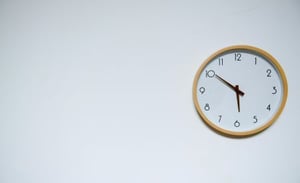 A clock.