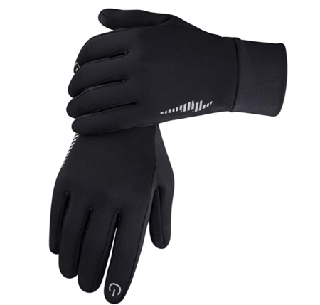Gloves for keeping warm that allow easy touchscreen usage.
