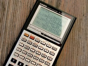 A calculator.
