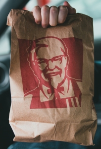 A KFC bag.