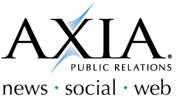 Axia Public Relations logo.