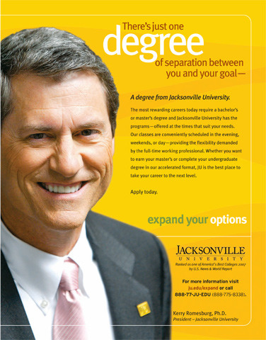 Jacksonville University Ad 1